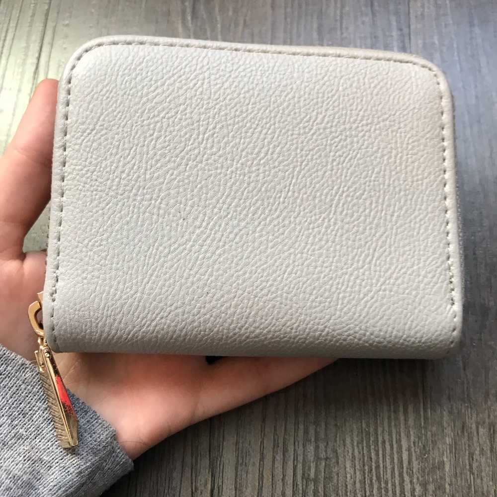Small gray wallet